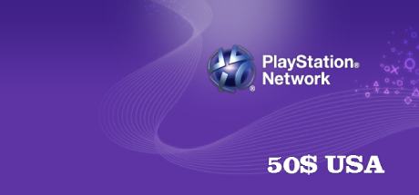 PlayStation Network PSN 50 USD - Подарочная карта