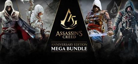 Assassin's Creed Bundle (Assassin's Creed Unity, Assassin's Creed - Rogue, Assassin's Creed Syndicate, Assassin's Creed Black Flag - Gold Edition, Assassin's Creed 1, Assassin's Creed 2, Assassin's Creed Freedom Cry, Assassin's Creed Origins)