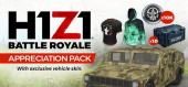 H1Z1 + Appreciation Pack - раздача ключа бесплатно
