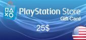Купить PlayStation Network PSN 25 USD - Подарочная карта