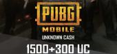 1500+300 PUBG Mobile UC купить