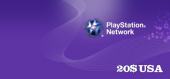 Купить Карта оплаты 20$ (USA) Playstation Network (PSN)