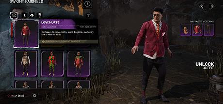 Dead by Daylight: Love Hurts outfit for Dwight