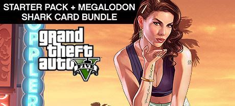 Grand Theft Auto V: Premium Online Edition & Megalodon Shark Card Bundle
