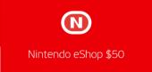 Nintendo Gift Card 50$ купить
