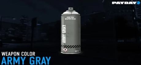 PAYDAY 2: Army Gray Weapon Color