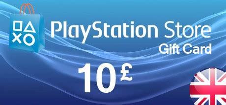 Playstation Network PSN 10 GBP - Подарочная карта