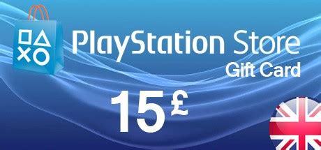Playstation Network PSN 15 GBP - Подарочная карта