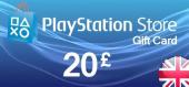 Playstation Network PSN 20 GBP - Подарочная карта купить