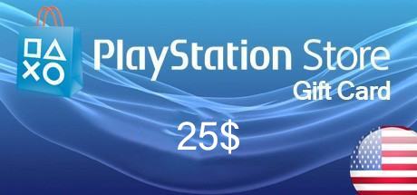 PlayStation Network PSN 25 USD - Подарочная карта