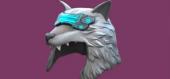 Купить Roblox: Cyberpunk Wolf Hat