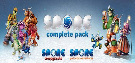 SPORE Complete Pack (More Spore, Galactic Adventures, Creepy, Cute Parts Pack)