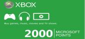 Купить Xbox Live EU: карта 2000 Microsoft Points